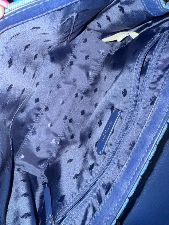 Kate Spade New York Briar Lane Quilted Denim Appliqué Emelyn Purse - Picture 4 of 12